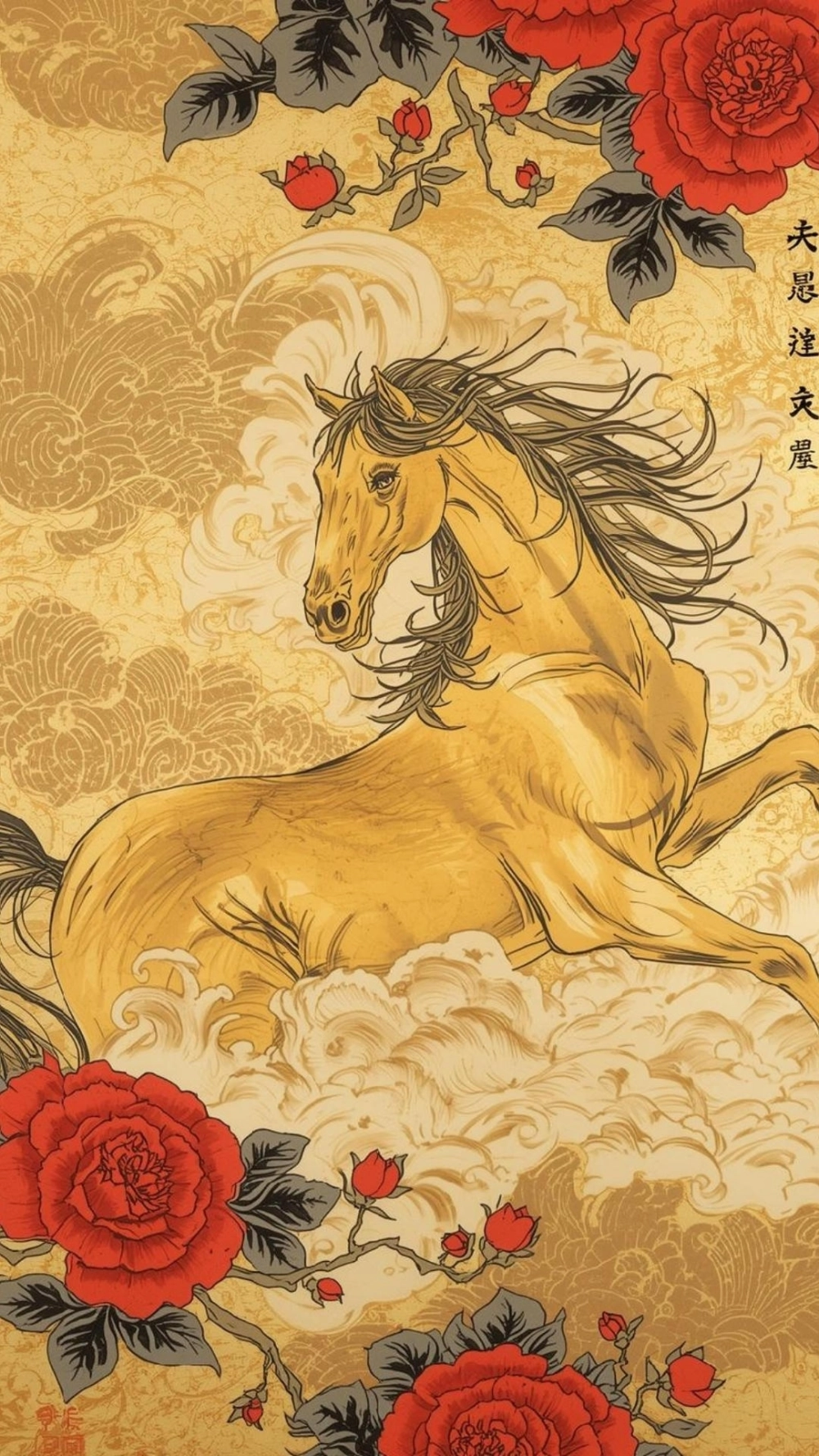 Ngựa vàng 2026 vector tinh tế cho dân thiết kế