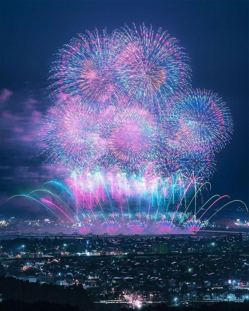 Kiểu hình nền pháo hoa sắc nét chất lượng