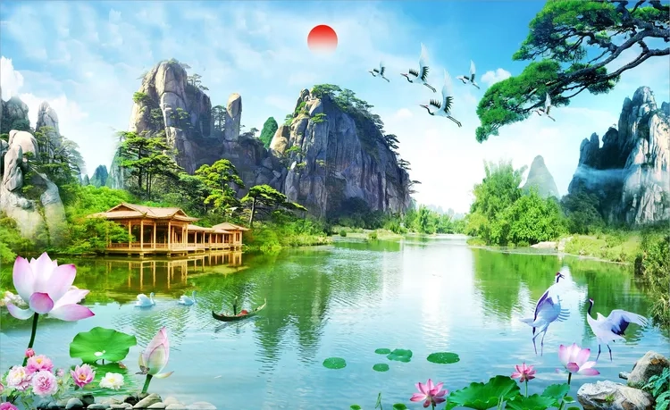 Hình nền phong thủy mệnh kim tài lộc hợp người Kim