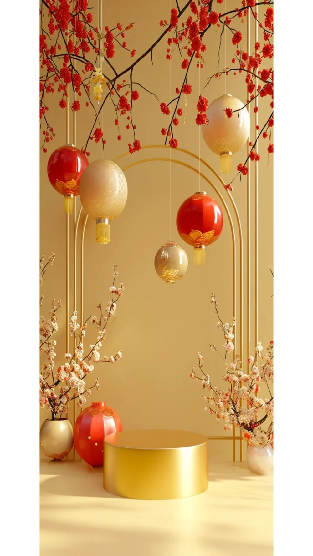 Lễ Tết trọn vẹn hơn nhờ Hình nền phụ kiện Tết lễ Tết