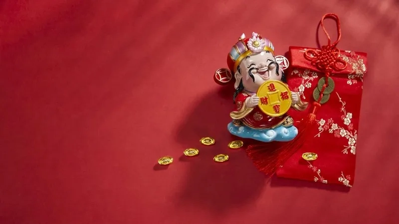 Hình nền thần tài tài lộc máy tính hút tiền