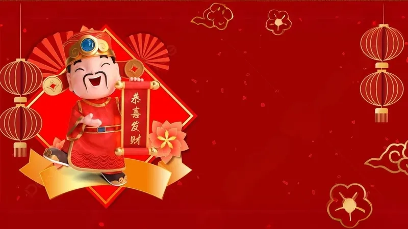 Ảnh nền thần tài cho máy tính cầu tài lộc