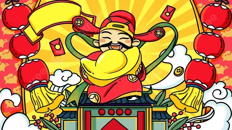 Hình nền thần tài hd desktop rõ nét đẹp mắt