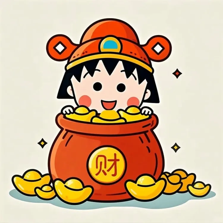 Hình nền thần tài cute cho iphone nổi bật
