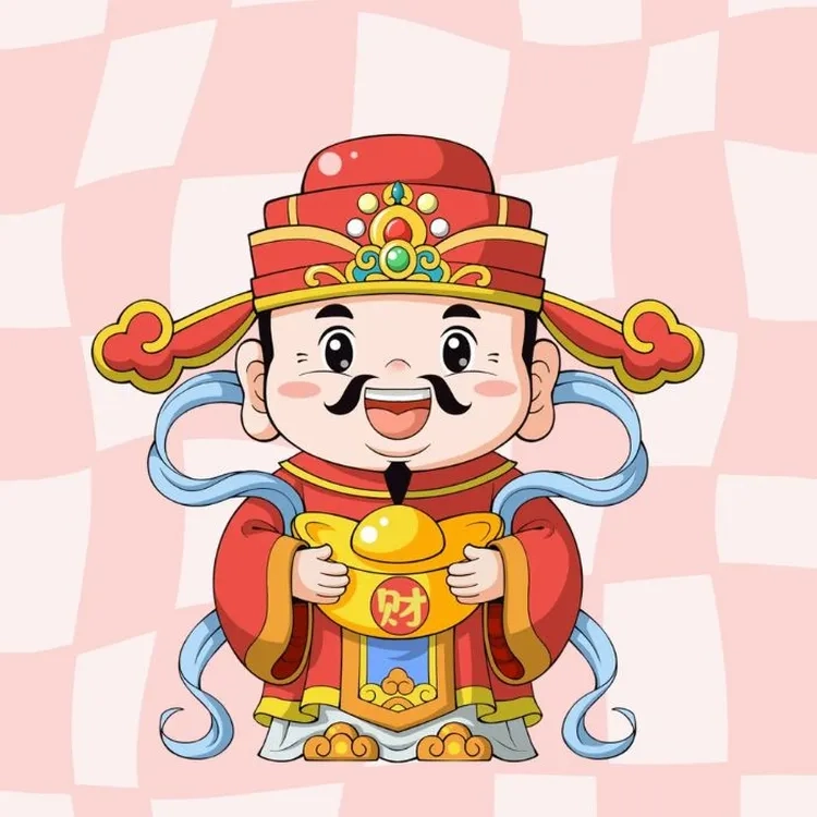 Hình nền thần tài cute 4k sắc nét