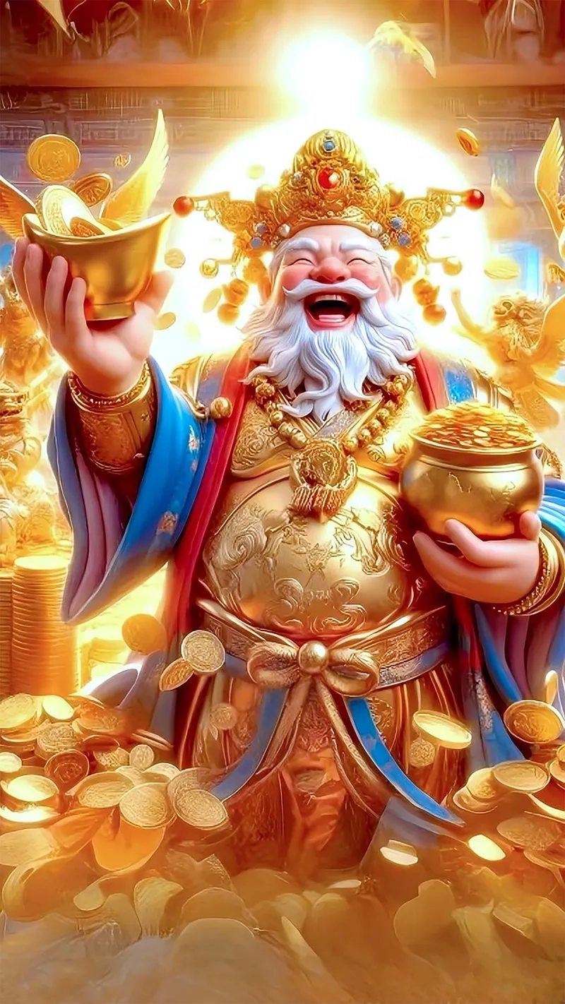 Khởi đầu hanh thông từ hình nền thần tài đẹp