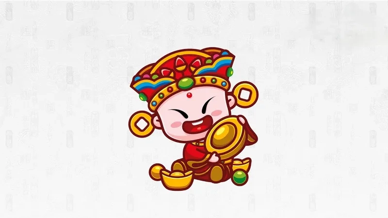 Cân bằng phong thủy nhờ hình nền thần tài đẹp