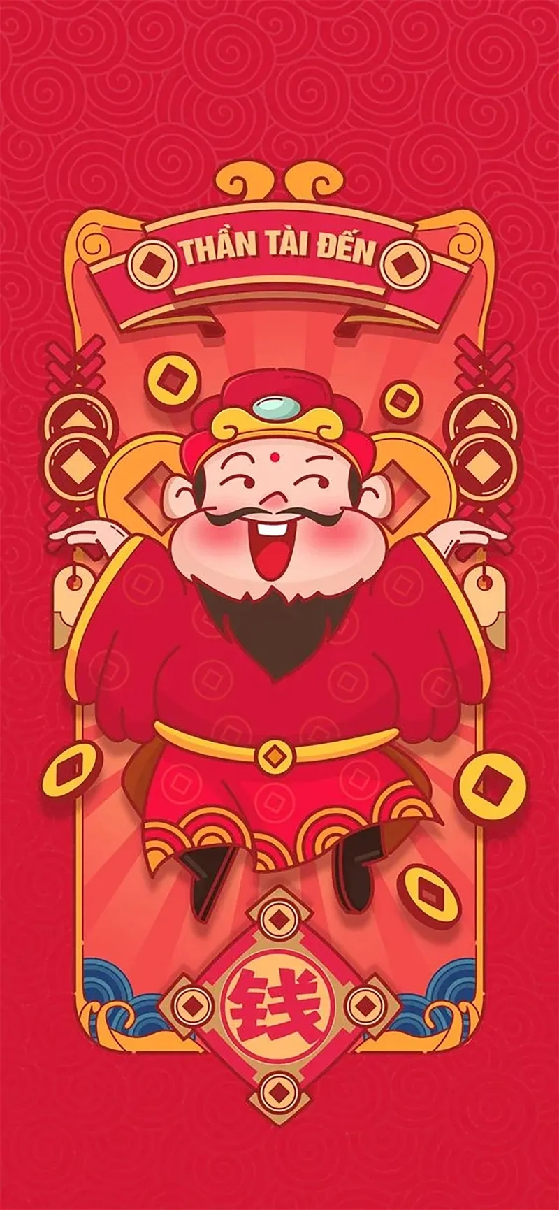 Bộ sưu tập hình nền thần tài may mắn chuẩn phong thủy