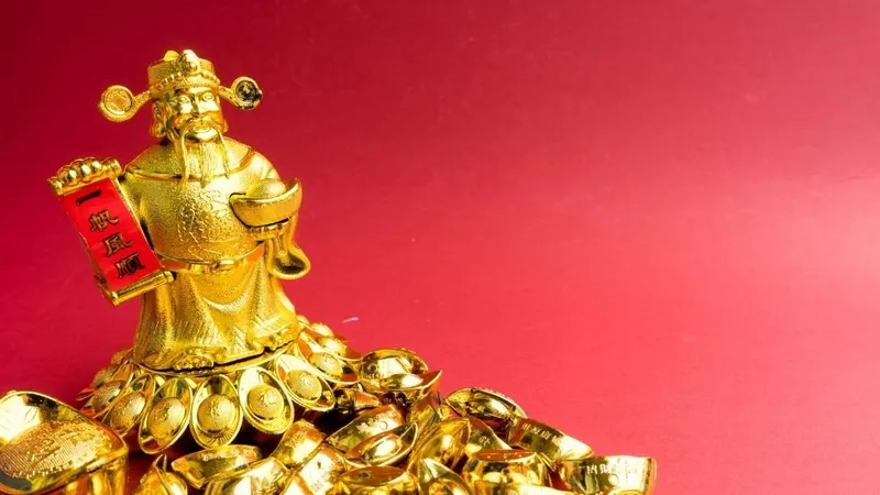 Kích hoạt vận may bằng hình nền thần tài may mắn