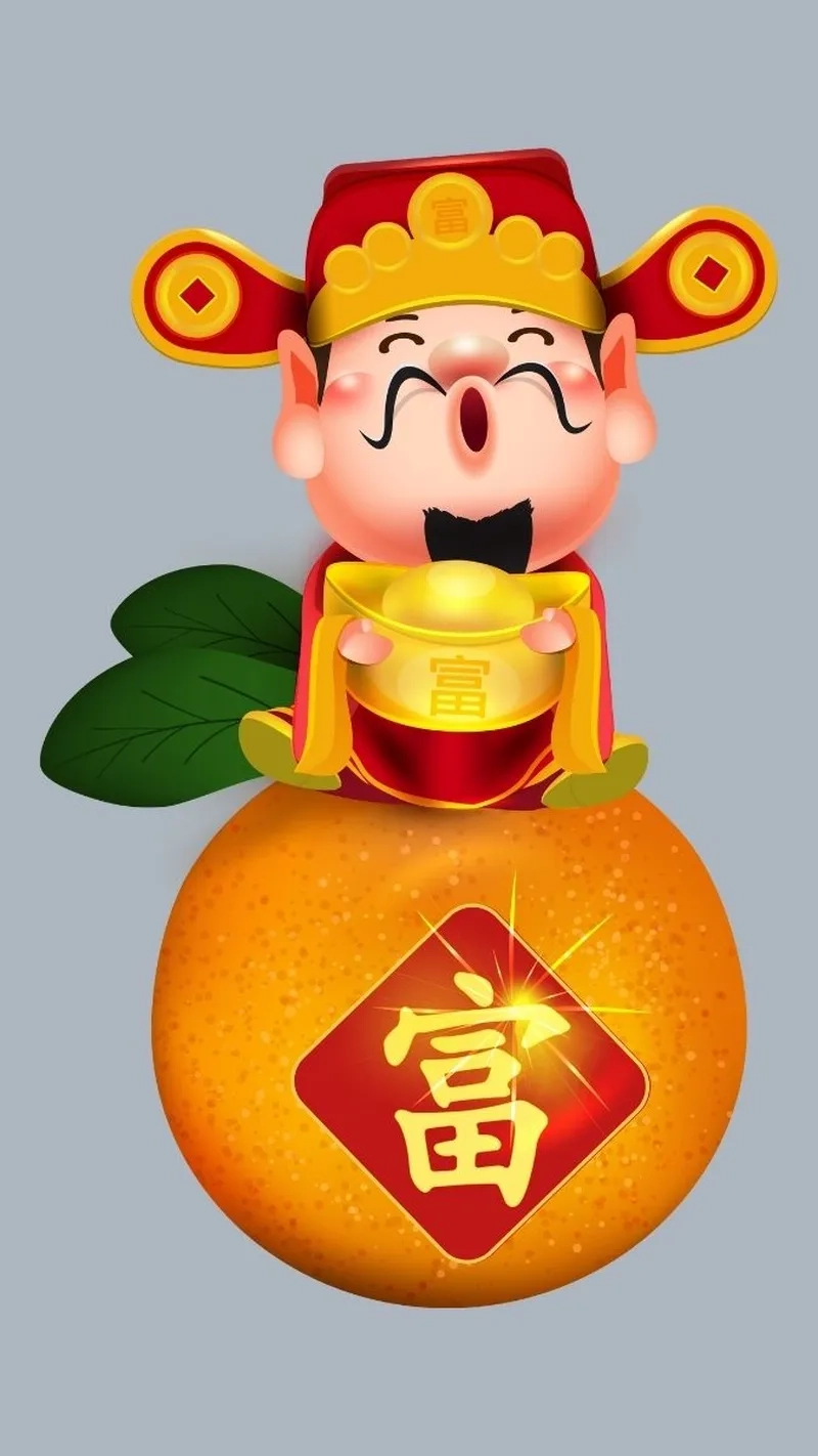 Hình nền thần tài phát lộc dùng cho hình nền thần tài ngày vía thần tài