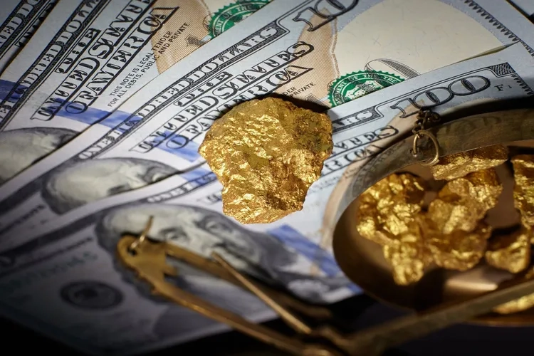 Năng lượng tích cực lan tỏa từ hình nền vàng tài lộc