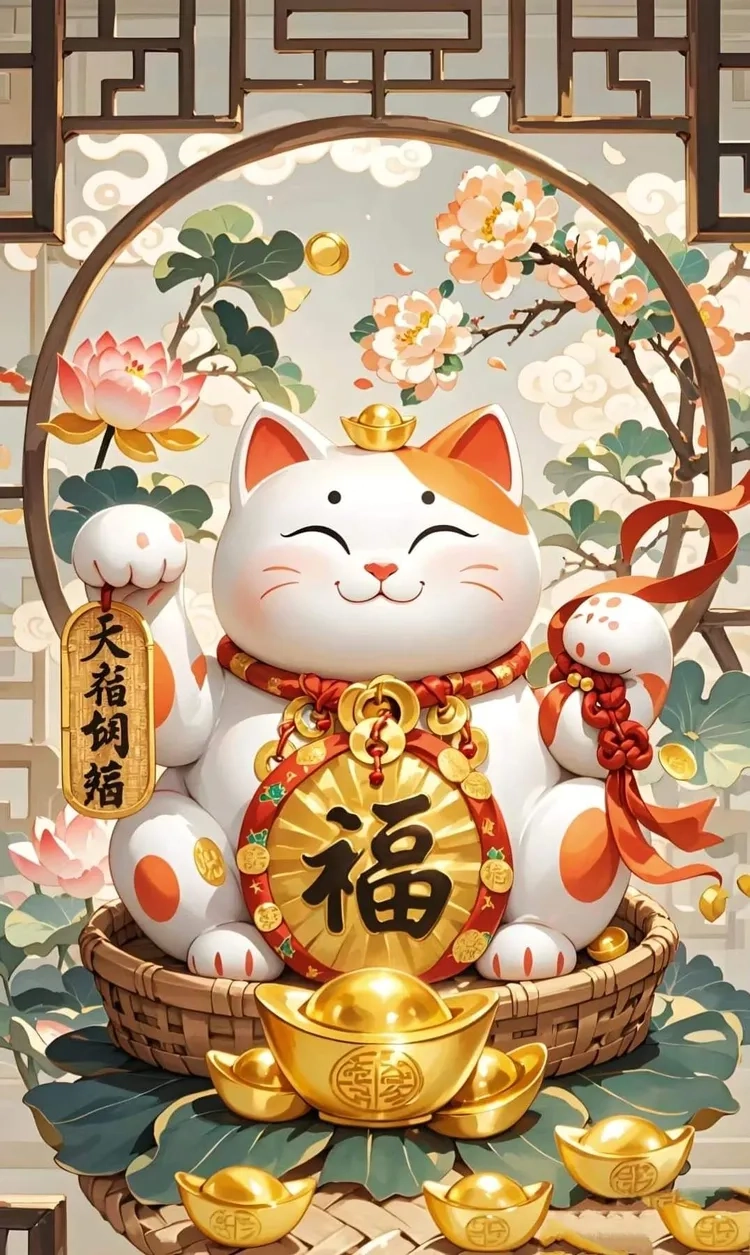 Mèo thần tài là con mèo thần tài vẫy tay