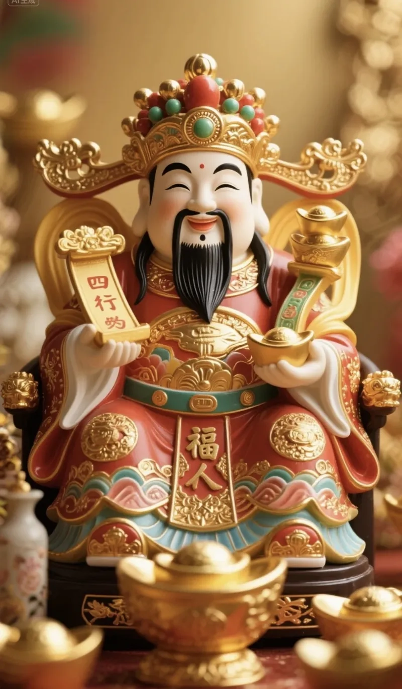 Thần tài thổ địa gắn liền niềm tin ông thần tài