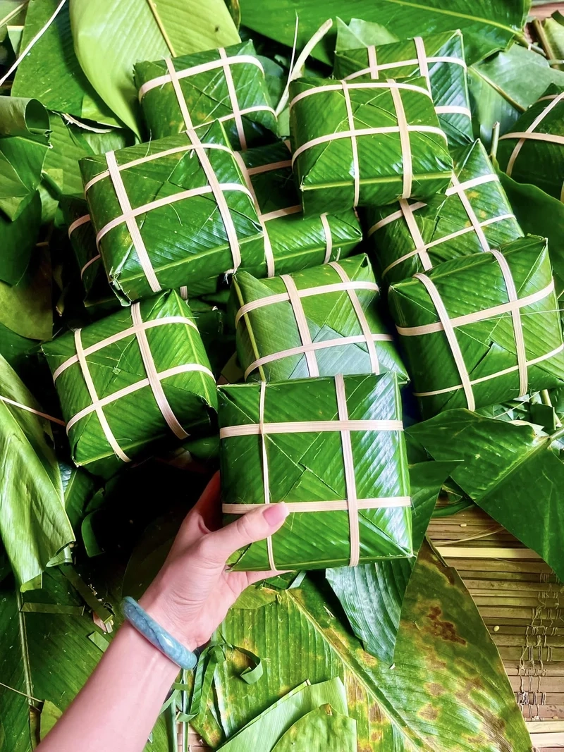 Ngắm nhìn Ảnh bánh chưng xanh mỗi độ xuân về