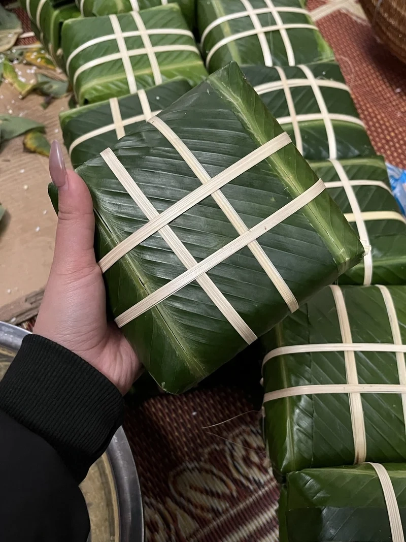 Ngày Tết trọn vẹn cùng Ảnh bánh chưng xanh