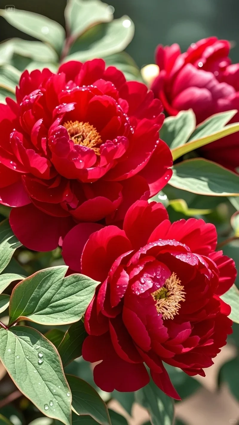 Bộ sưu tập Hình nền hoa mẫu đơn đỏ cuốn hút