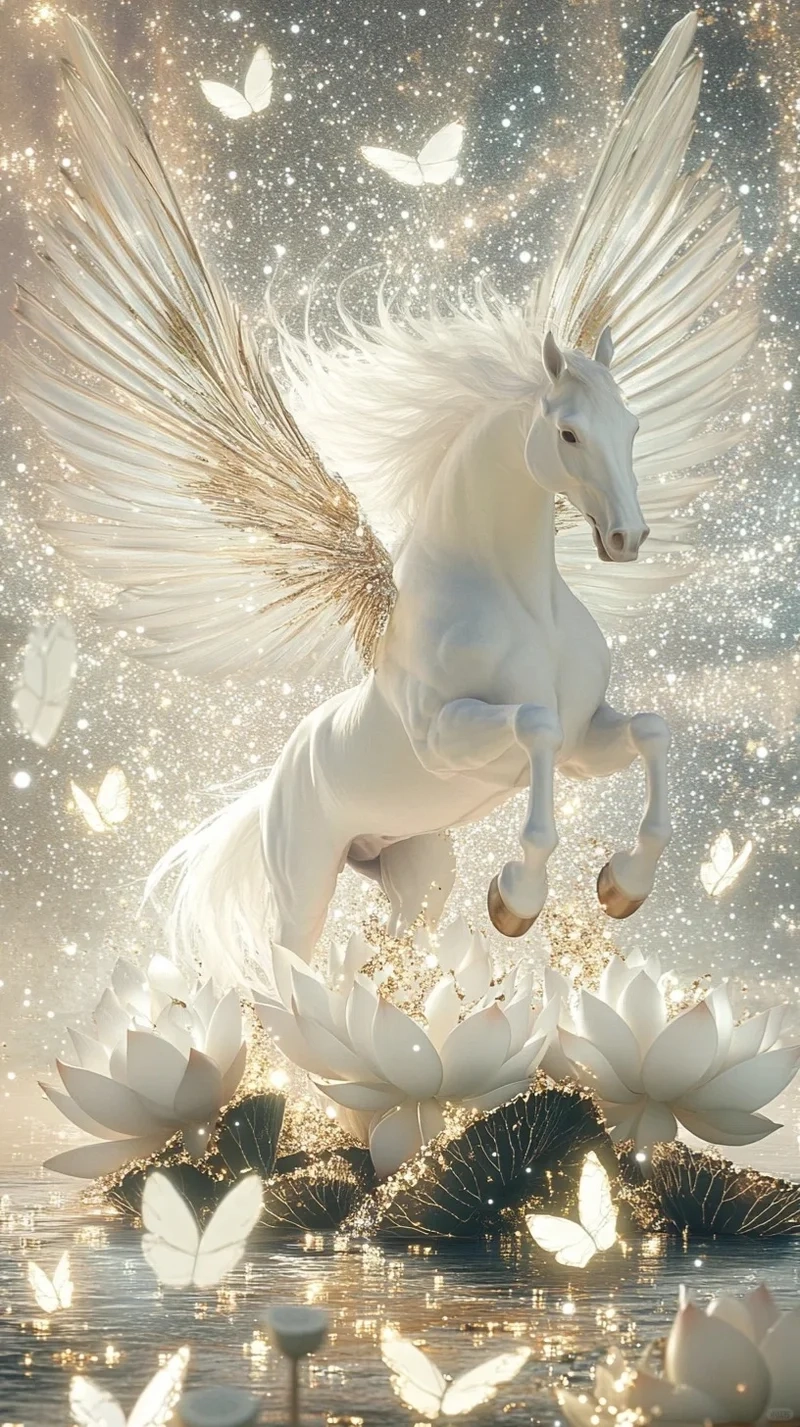 Chọn lọc hình nền ngựa có cánh ấn tượng