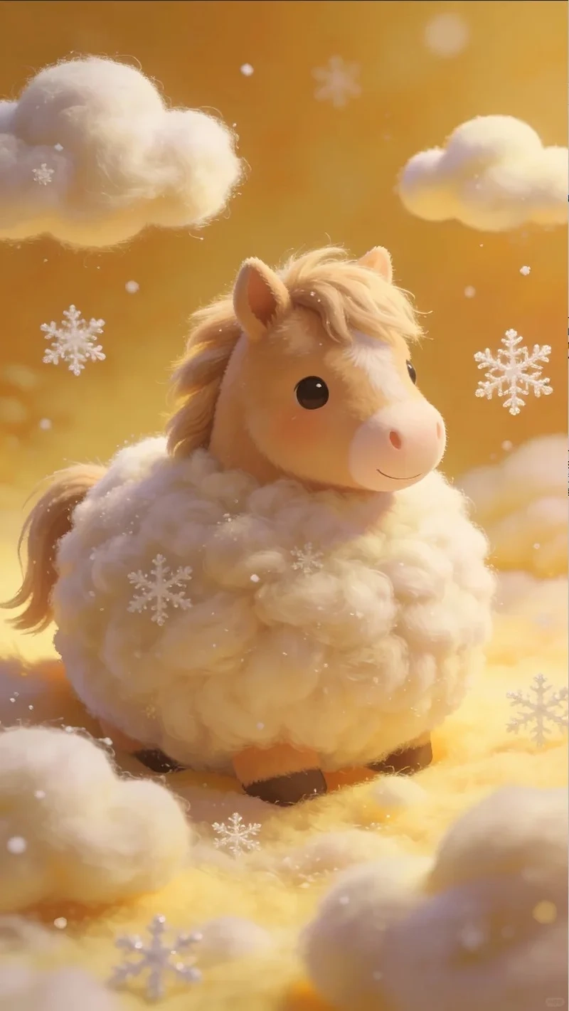 Bộ sưu tập hình nền ngựa dễ thương đáng yêu