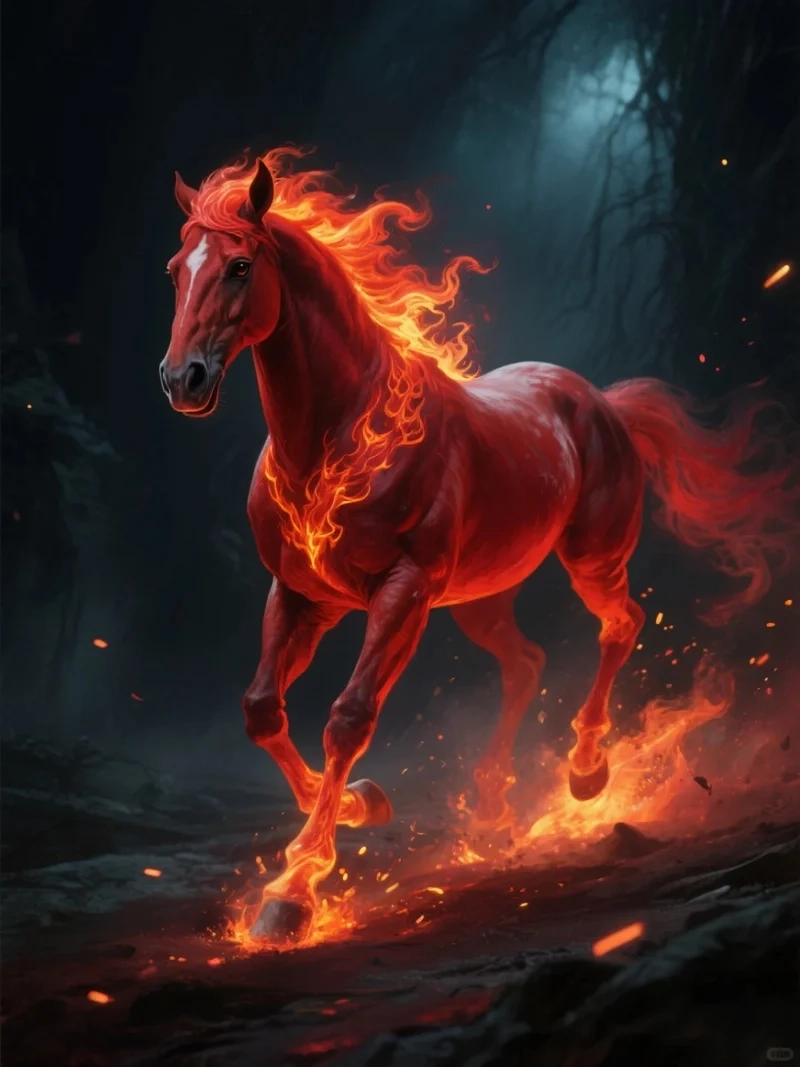 hình nền ngựa lửa khơi dậy ý chí chiến thắng