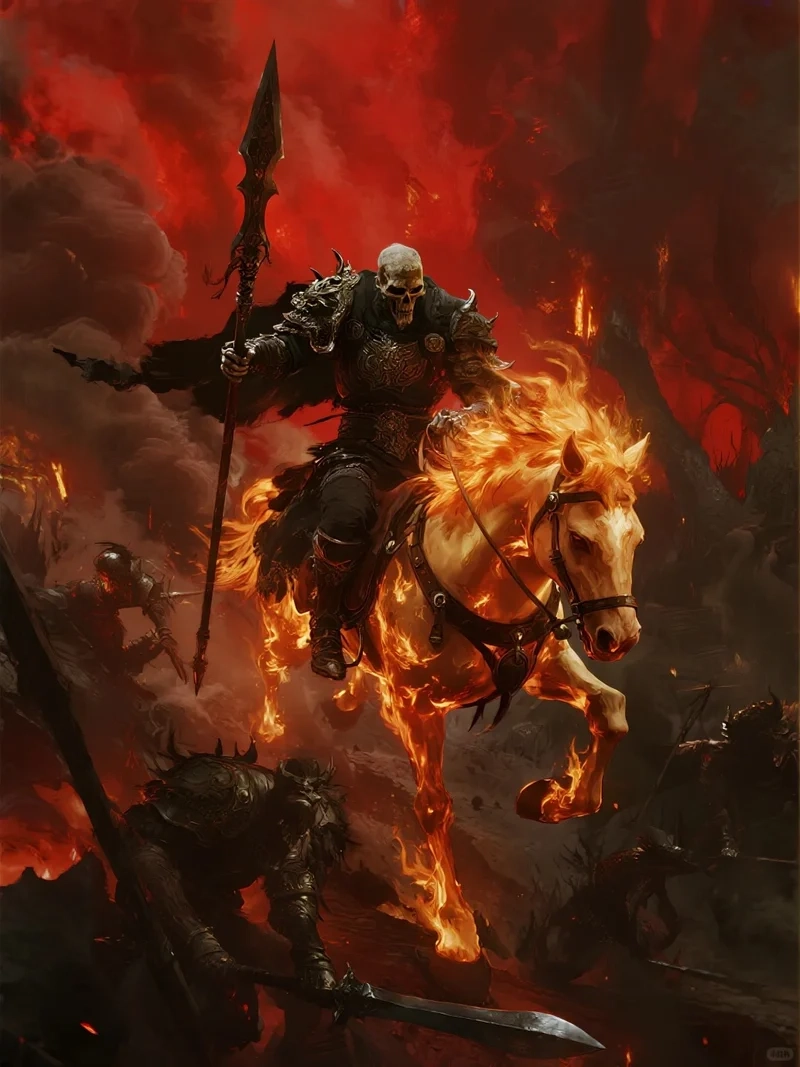 Bộ sưu tập hình nền ngựa lửa cuốn hút