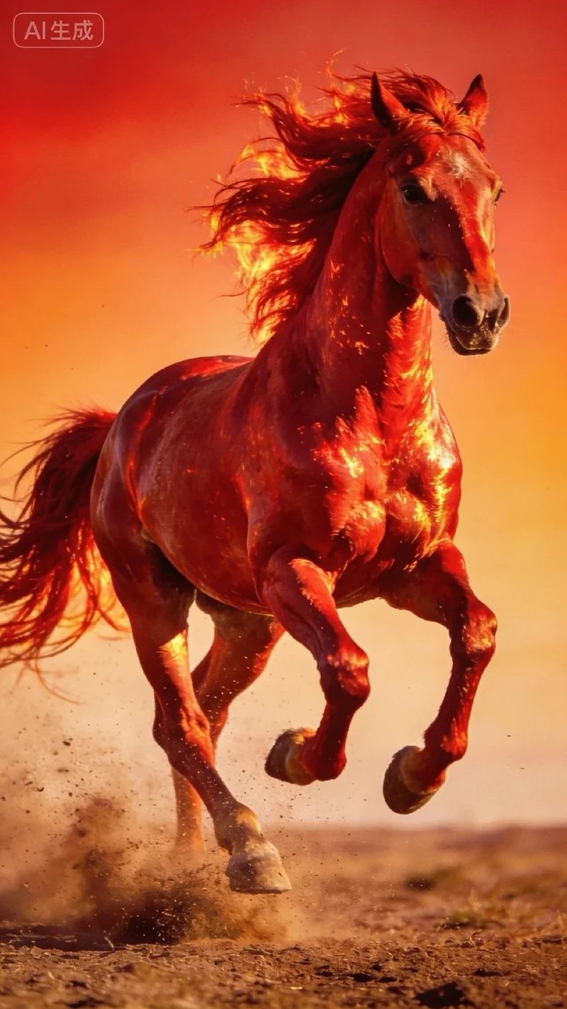 Tải miễn phí hình nền ngựa lửa hôm nay