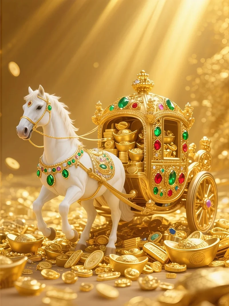 Hình nền phát tài cho không gian số tươi mới