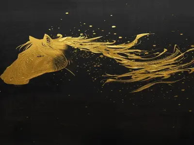 55+ Hình nền ngựa Bính Ngọ dát vàng đẳng cấp 2026