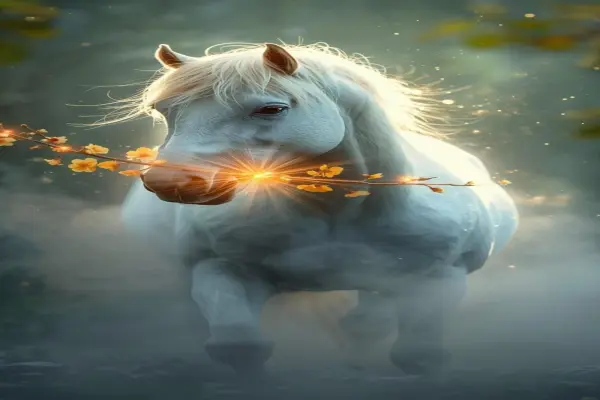 Bộ 99+ ảnh ngựa Bính Ngọ ngậm cành mai rước tài lộc