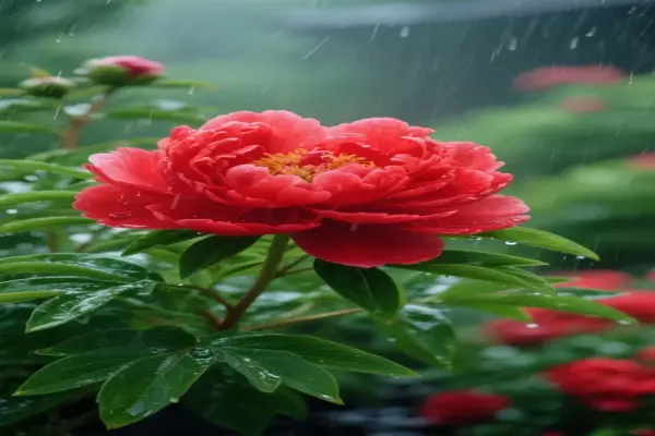 99+ hình nền hoa mẫu đơn đỏ 4K đẹp hút tài lộc năm 2026