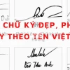 Chữ ký đẹp phong thủy: Bí quyết thu hút tài lộc và may mắn 2026
