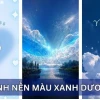 Khám phá thế giới hình nền cute màu xanh dương