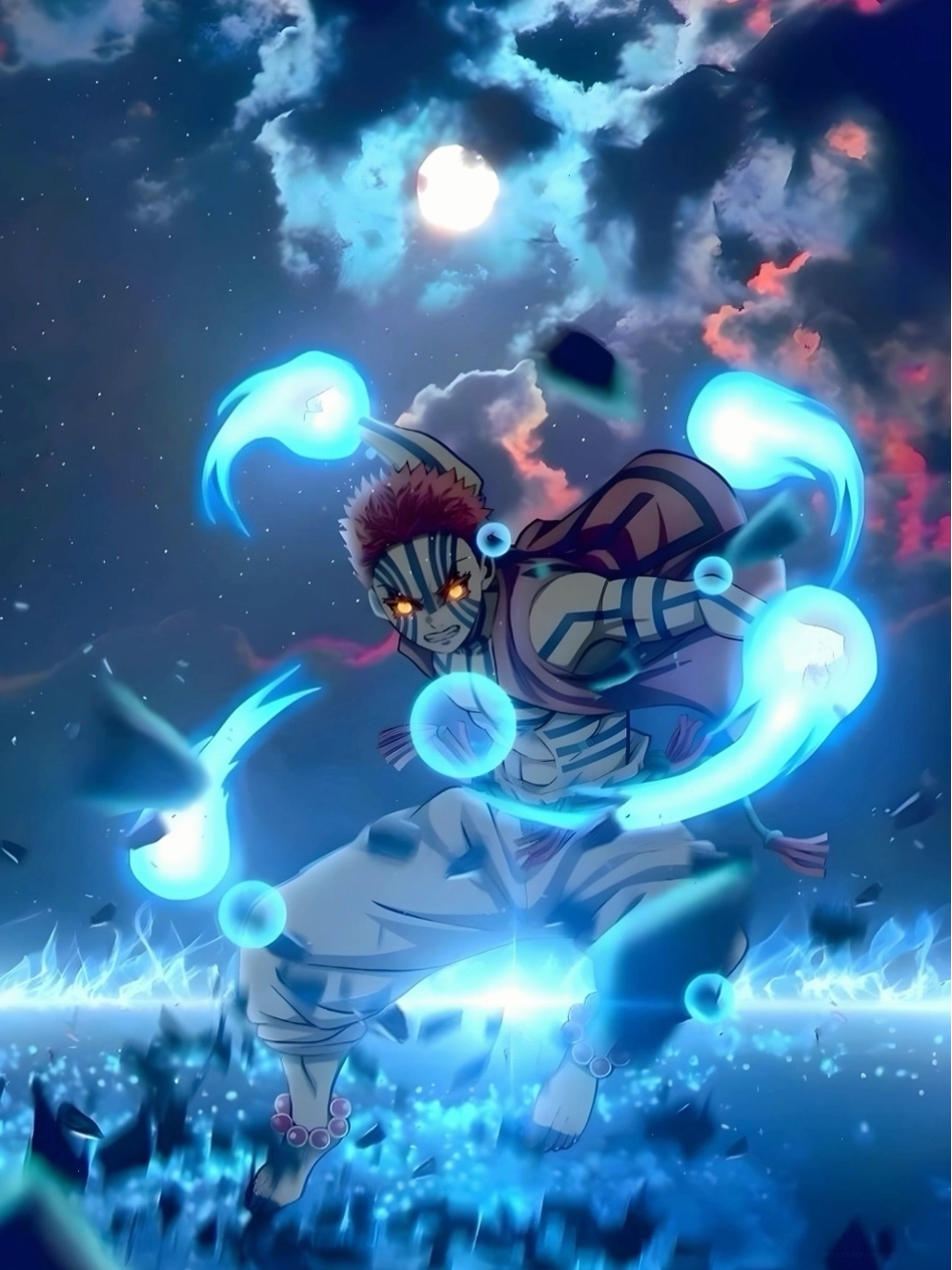 Ảnh Akaza theo phong cách anime art