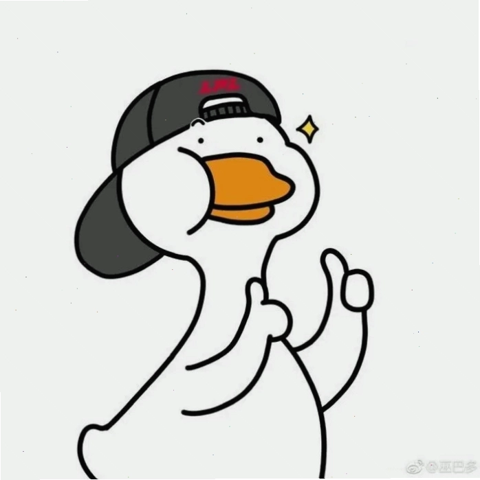 Avatar con vịt với biểu cảm hài hước