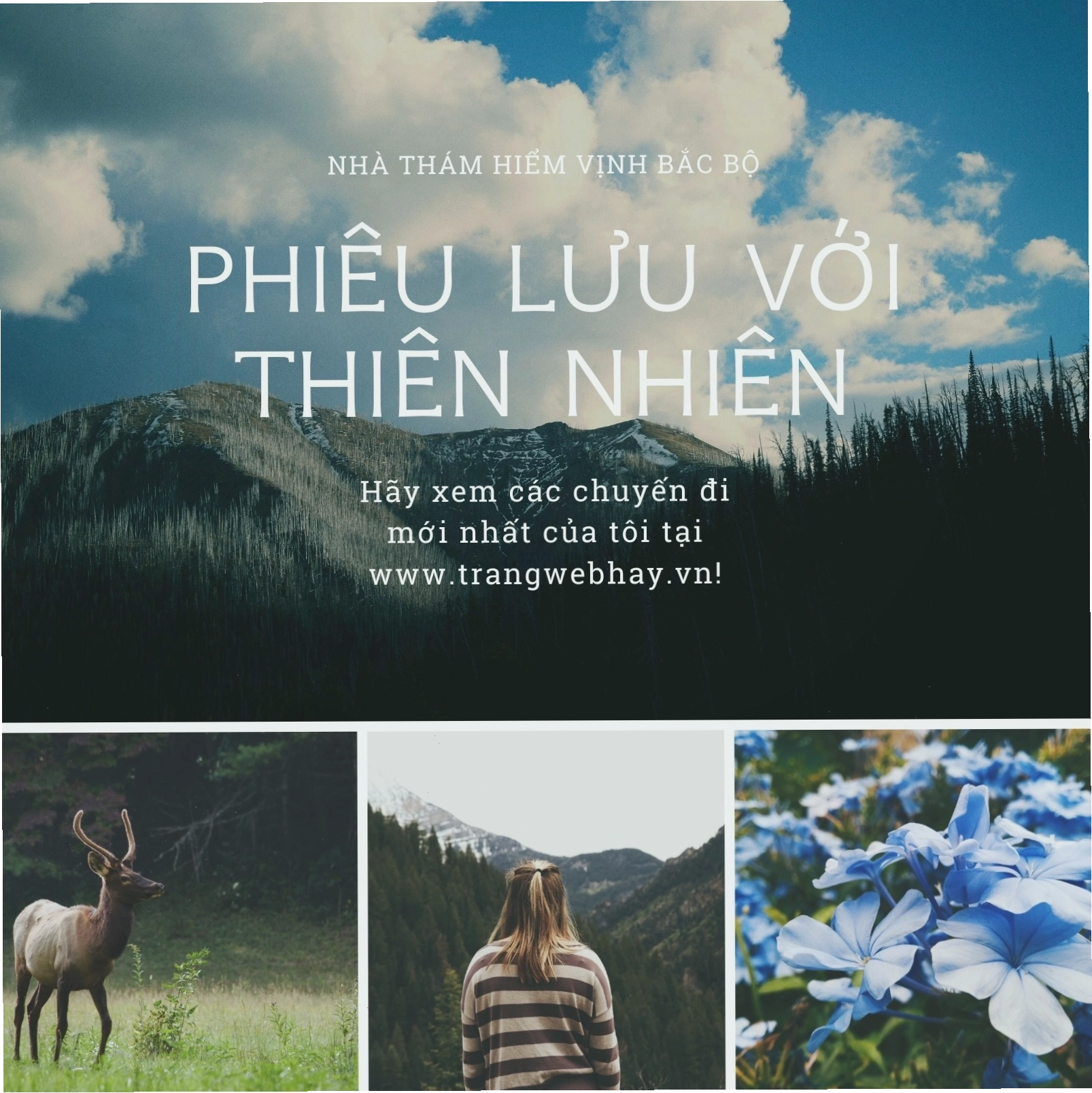 Bài Đăng Instagram Ảnh Ghép Giản Dị Hình Ảnh Núi Thiên Nhiên