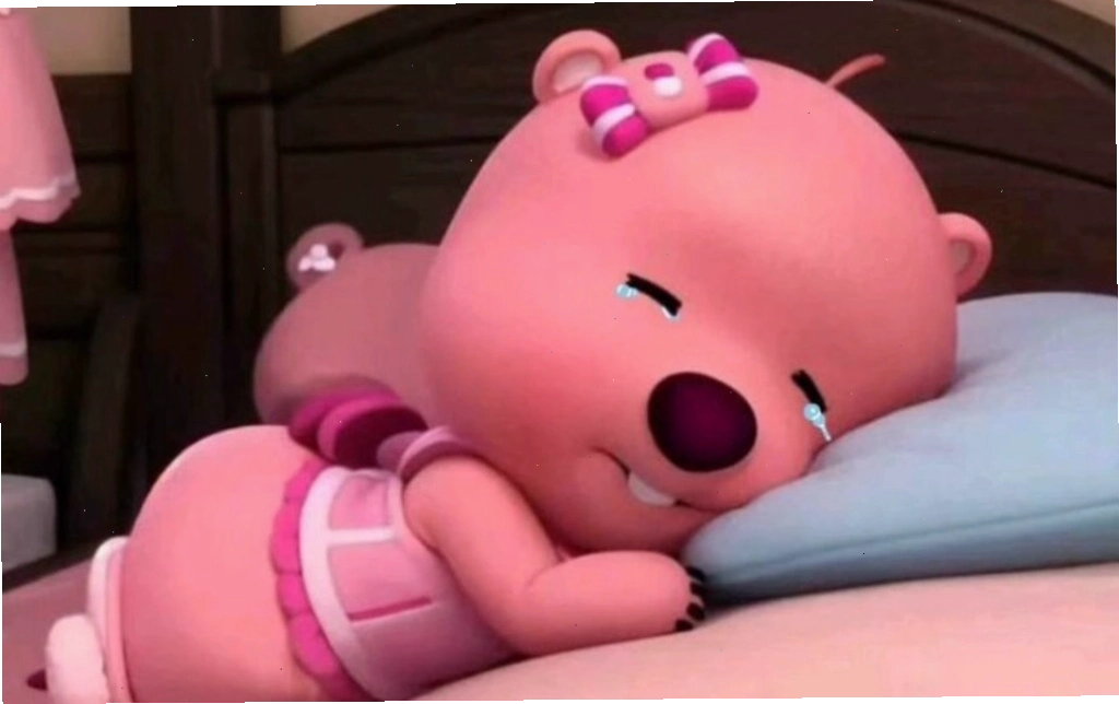 Biểu cảm đáng yêu của Loopy trong bức ảnh nền này