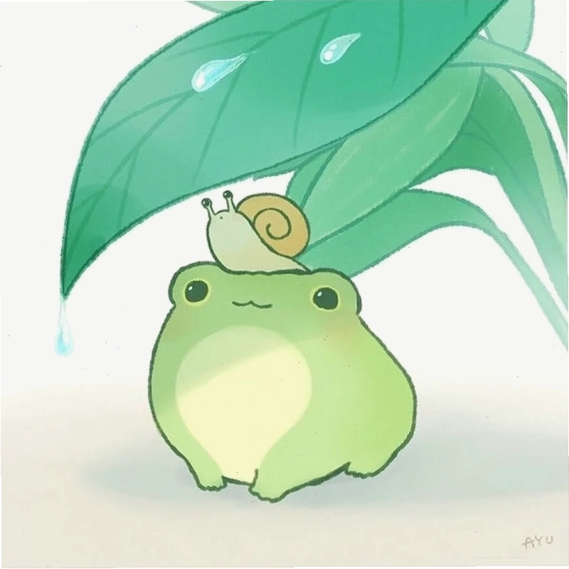 Chiêm ngưỡng ngay hình ếch chibi dễ thương hút hồn