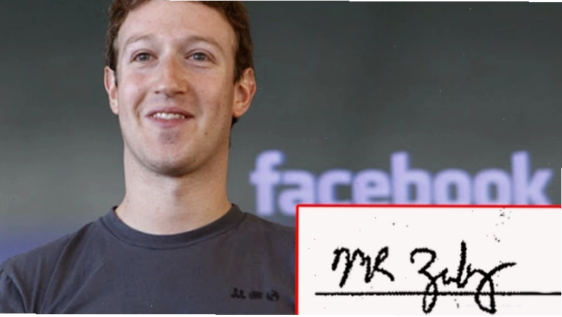 Chữ ký phong thủy mệnh Kim của nhà sáng lập Facebook Mark Zuckerberg