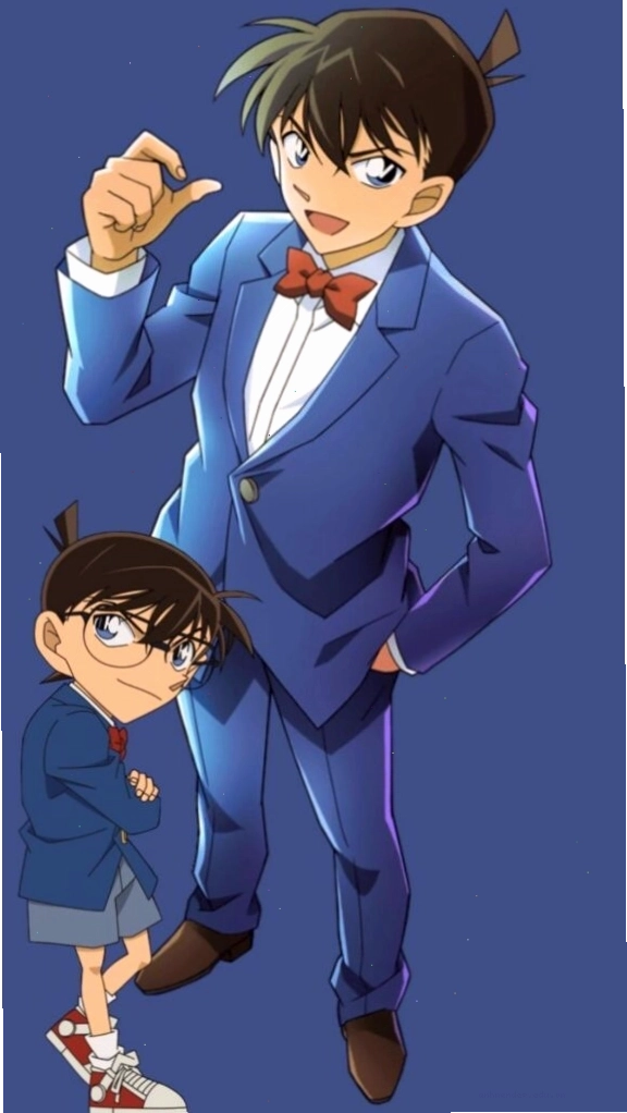 Conan và Shinichi thể hiện khí chất thám tử song hành