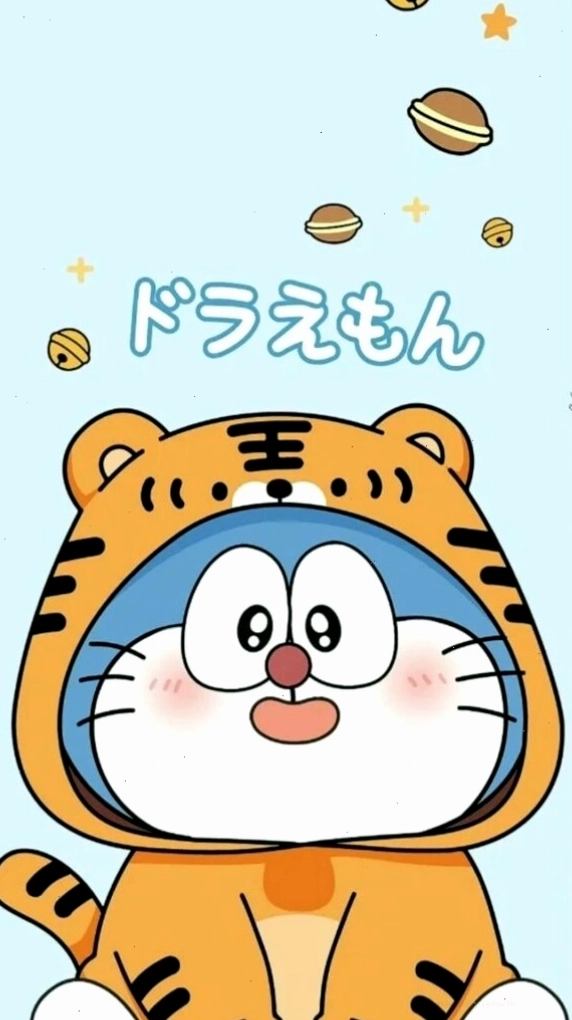 Doraemon hóa trang hổ con