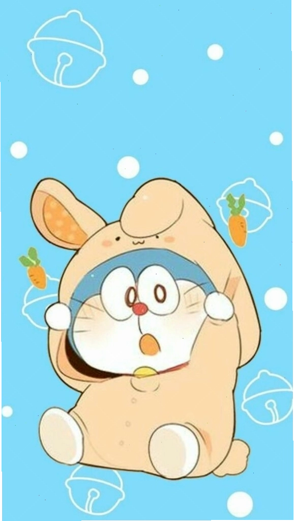 Doraemon hóa trang thỏ con