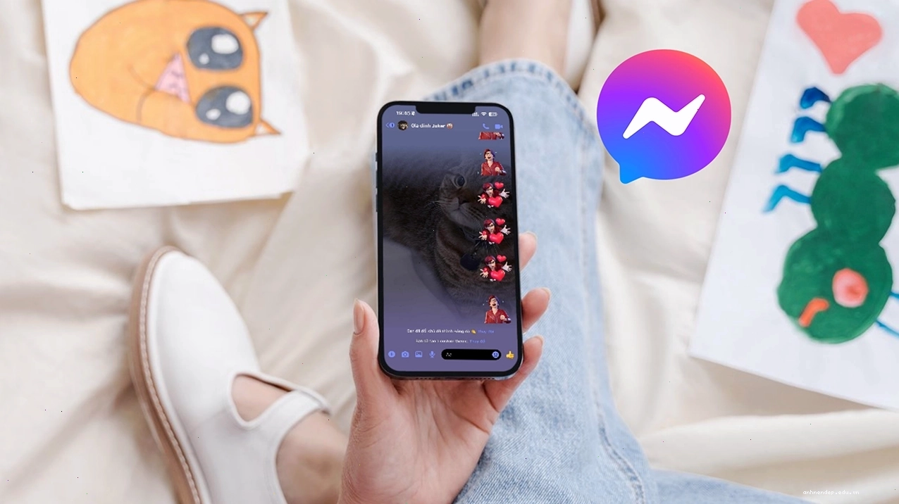 Giao diện tùy chọn chủ đề trong Messenger