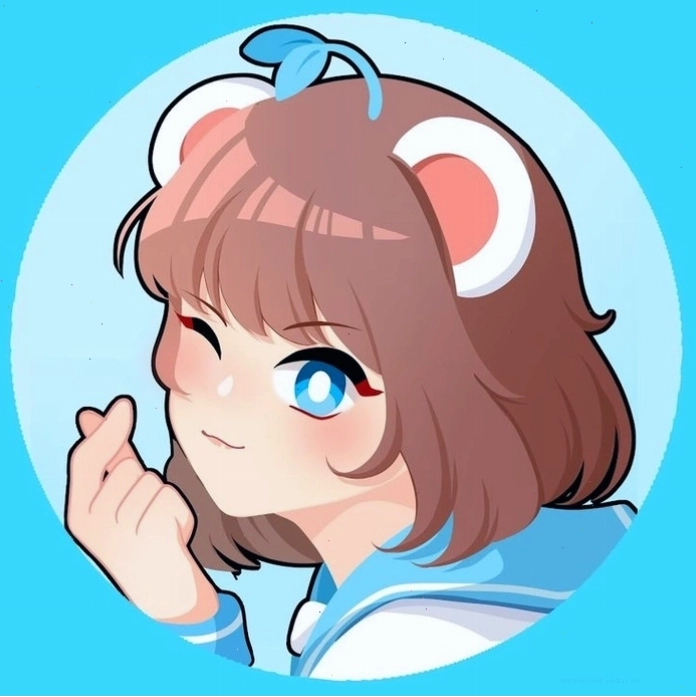 Hình ảnh Simmy chibi cute với phong cách dễ thương, nét vẽ mềm mại