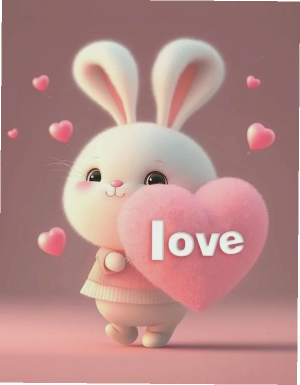 Hình ảnh vẽ con thỏ theo phong cách chibi cute