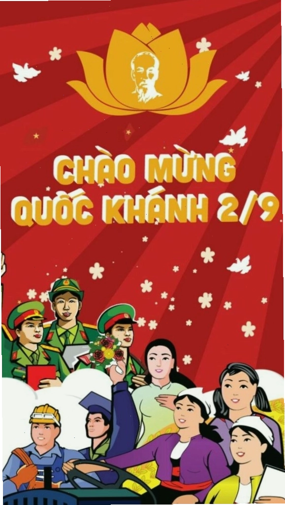 Hình nền 2/9 với tông màu đỏ chủ đạo