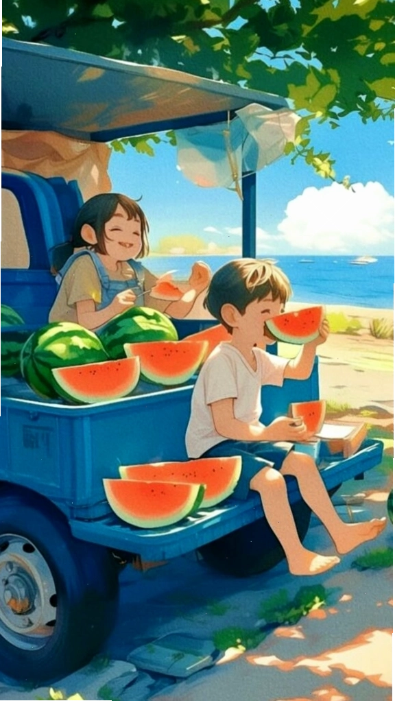 Hình nền aesthetic kết hợp giữa thiên nhiên và yếu tố trừu tượng