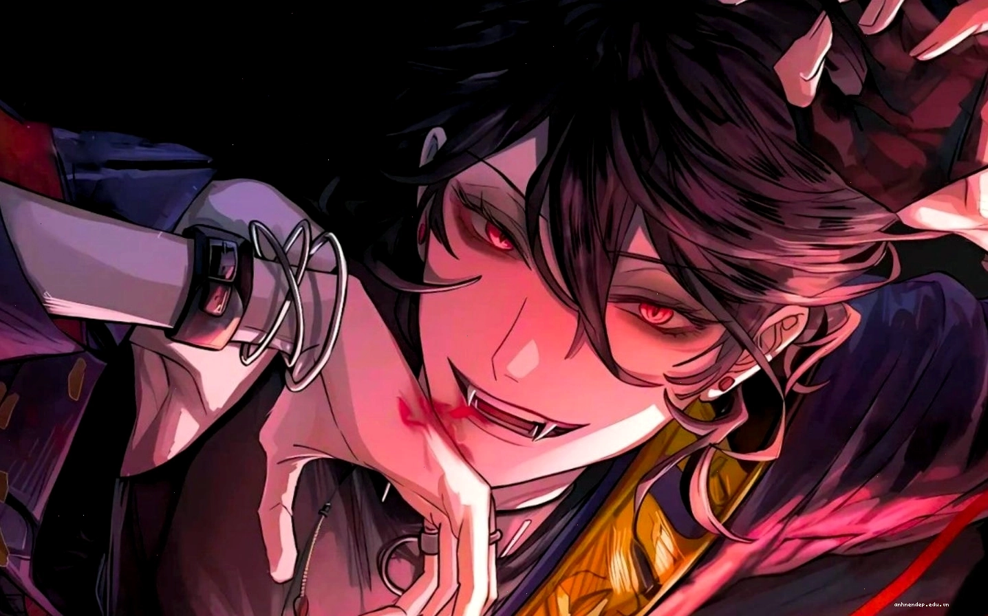 Hình nền anime với nhân vật trong vai phản diện