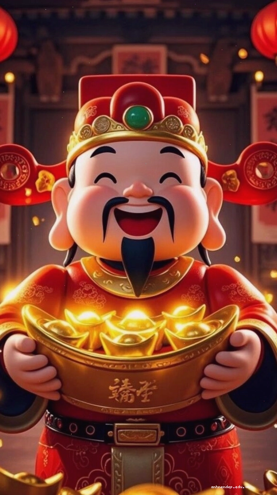 Hình nền bùa may mắn Hàn Quốc với các ký tự may mắn