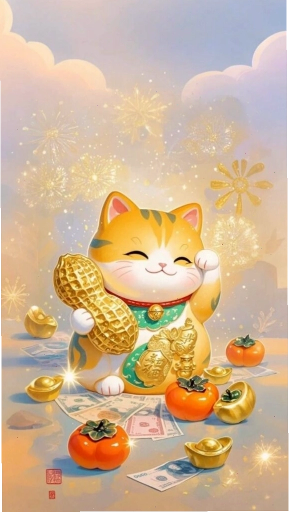 Hình nền bùa may mắn mang ý nghĩa tài lộc dồi dào