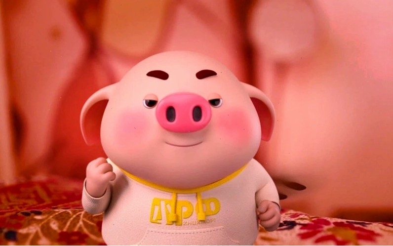 Hình nền con lợn hoạt hình dễ thương