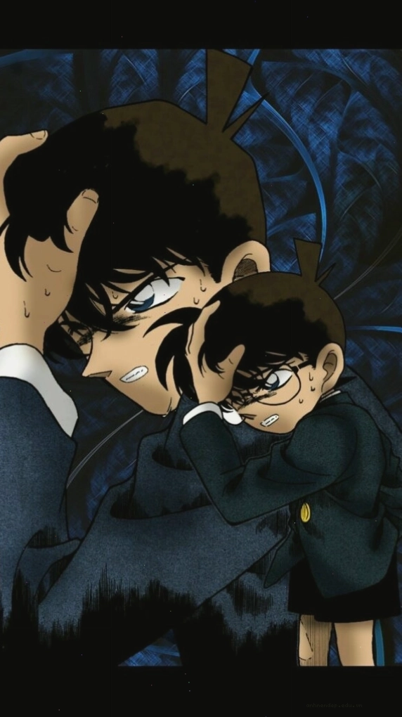 Hình nền Conan và Shinichi đầy cảm xúc mạnh